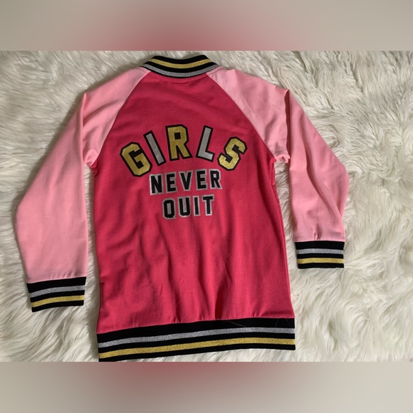 JoJo Siwa pink sweater with zipper - Picture 2 of 7